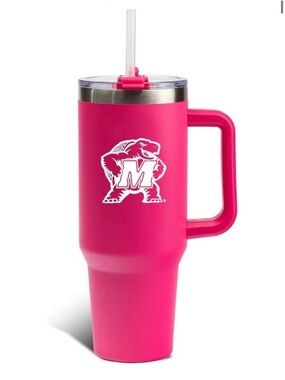 NCAA 40 oz. Pink University of Maryland, College Park Terrapins Travel Tumbler